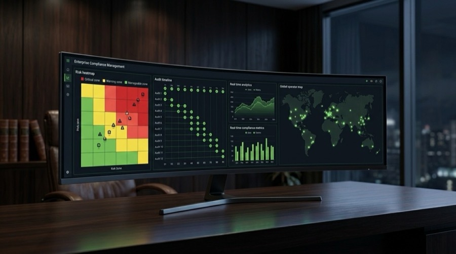 Enterprise compliance management dashboard