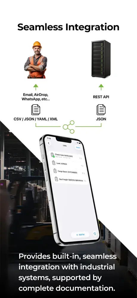 MultiCode Scanner - REST API settings