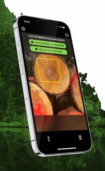 TimberID - chain of custody record