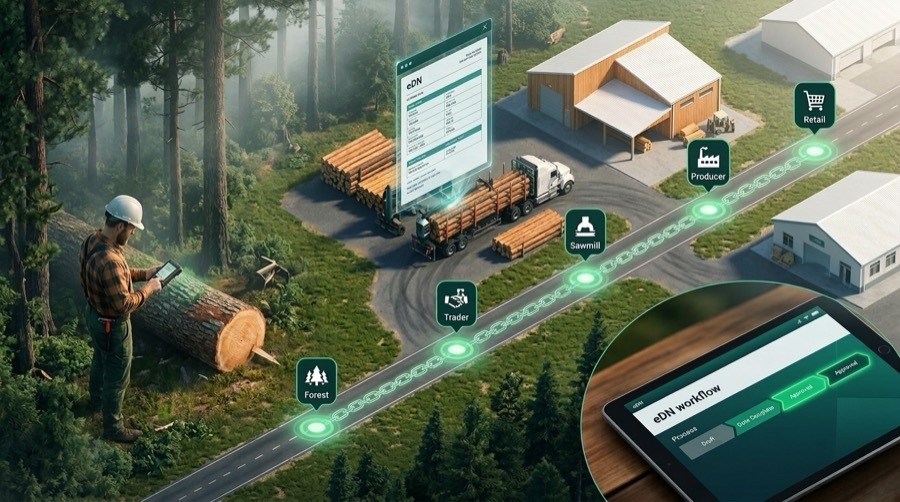 Electronic Delivery Note - digital supply chain document