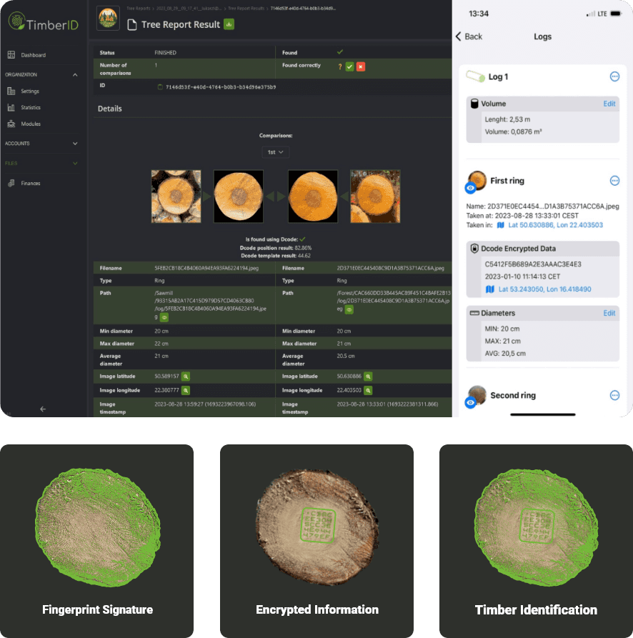 TimberID Authentication mobile