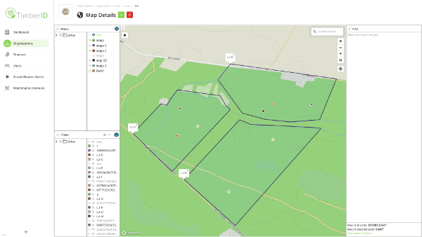 forest map Timberid