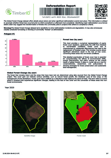 Satellite Imagery Deforestation Analysis