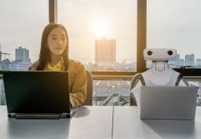 woman robot technology ai future